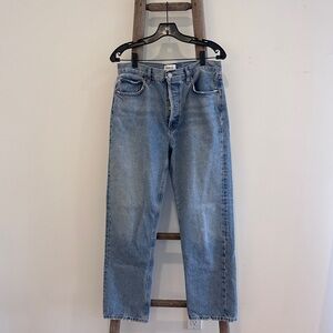 AGOLDE High Rise Straight Leg Button Fly Jeans Size 29